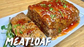 Juicy amp Delicious Homemade Meatloaf Recipe [upl. by Suissac]