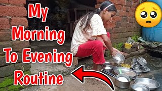 😲My Village Morning To Evening Routine🥺 Daily Routine Of A Village Girl quotSawan Somvarquot Routine [upl. by Yellas278]