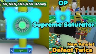 I Got The Supreme Saturator amp Defeat Stump Snail Twice Cost 55 Bil Honey  Bee Swarm Simulator [upl. by Copland]