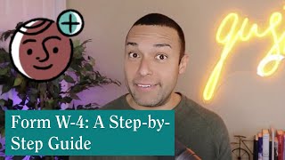 W4 Instructions A StepbyStep Guide to Filling Out a W4 Form  Part 3 of 6 [upl. by Amargo214]