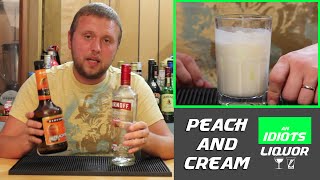 Peach and Cream Cocktail Recipe  Peach Schnapps Drinks  Vodka Drinks [upl. by Ttik]