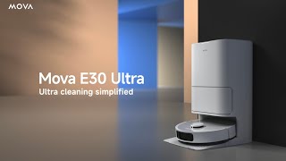 Mova E30 Ultra Robot Vacuum and Mop  AutoEmpty and Mop SelfCleaning [upl. by Nnylhtak]