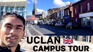 UClan Campus Tour Student Facility EnglandUK [upl. by Linad373]