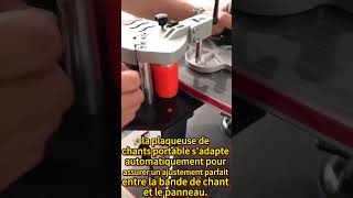 Plaqueuse de chants portable ✨ Travail du bois efficace et rapide ⚙️ [upl. by Anirbes26]