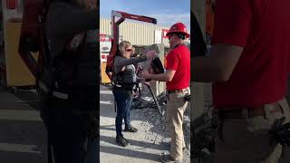 💪🏼 The New hilti Exoskeleton Crane at World Of Concrete 2024 [upl. by Anna-Maria]