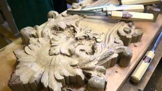 Cursus HOUTSNIJDEN 20122013  WOODCARVING CLASSES  Ornamental Woodcarving [upl. by Wsan]