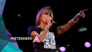 Pretenders  Tattooed Love Boys feat Johnny Marr amp Dave Grohl Glastonbury 2023 [upl. by Aleb131]