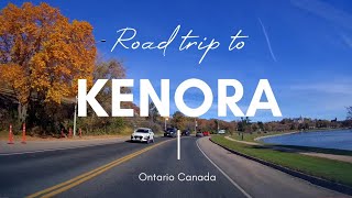 Winnipeg Mb to Kenora Ontario road trip 4k [upl. by Yniar]