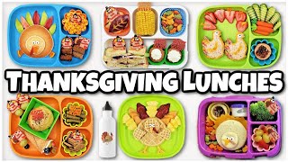 THANKSGIVING Lunch MARATHON  BUNCHES OF LUNCHES [upl. by Mosi274]