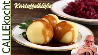 Kartoffelklöße einfach selber machen und kochen  So gehts richtig Rezept [upl. by Niven]