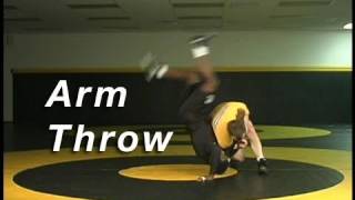 Blocked Shot To Arm Throw  Cary Kolat Wrestling Moves [upl. by Allayne]