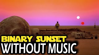 Binary Sunset Star Wars without music [upl. by Suiravat]