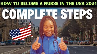 Complete Guide How to Register as a Nurse in the USA for Internationally Trained Nurses  USRN [upl. by Edi]