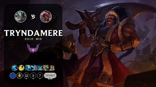 Tryndamere Mid vs Katarina  EUW Master Patch 144 [upl. by Aitra587]