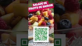 recette de la salade de fruits de saison fraîche et parfumée  🍓 [upl. by Notnek]