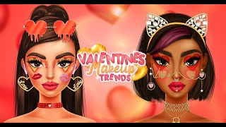 Valentines Makeup trends 💝💖  For kid  Game [upl. by Liatnahs732]