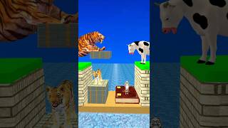 New Money vs Knowledge With Cartoon Cow vs Tiger What Do Choose Shorts Cartoon Viral [upl. by Dona]