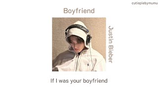 Boyfriend  Justin Bieber lyrics [upl. by Bainter914]