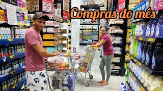 fazendo nossas compras do mês no supermercado [upl. by Leilani894]