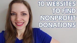 10 Sites to Find Donations and Donors  Nonprofit Fundraising [upl. by Fortier317]