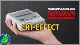 SNES Classic Mini EU  CRTFilter RöhrenfernseherEmulation  KathodenstrahlröhrenbildschirmFX [upl. by Yleve]