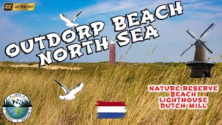 OUDDORP Nordzee Part 2  Beach Nature Reserve Lighthouse  Netherland  GoPro 11 amp iSteady Pro 4 [upl. by Ringe]