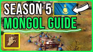 AoE4  Two EASY Mongol Build Orders Season 5 [upl. by Angelita]