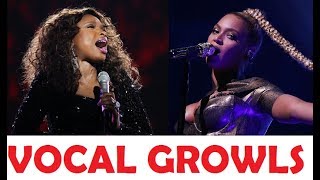 VOCAL GROWLS  Female Singers [upl. by Claudina]