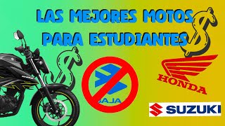 LAS MEJORES MOTOS PARA ESTUDIANTES  accesibles y duraderas [upl. by Dorcy]