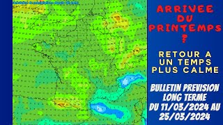 ATTENTION TENDANCE A LAMELIORATION ET ARRIVEE DU PRINTEMPS EN FRANCE  PREVISION TEMPS A 15 JOURS [upl. by Esbensen]