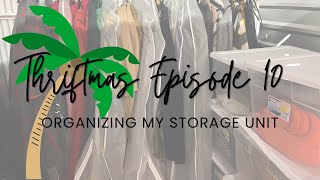 Thriftmas Episode 10 Organizing my Storage Unit  Sweaters  Boots [upl. by Nedi]