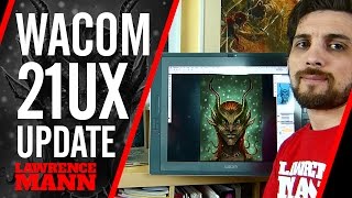 Wacom Cintiq 21UX Update with Ergotron amp Macbook Pro [upl. by Rockwood]