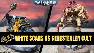 Space Marines vs Genestealer Cult Warhammer 40k 10th Edition Battle Report [upl. by Leirol]