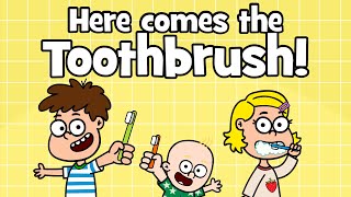 Brush Your Teeth Song – Here Comes The Toothbrush  Tooth Monster Hacky Smacky  Healthy Habits [upl. by Halpern614]