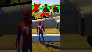 gta5 batman deadpool spiderman تحدي طائرة الأبطال الخارقين المذهل [upl. by Ardnohsal]