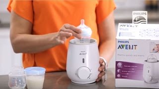 How does the AVENT bottle and food Warmer work  Philips  SCF255 [upl. by Chyou329]