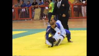 ESTRANGULAMENTO DE MEIA GUARDA Campeonato Jiu Jitsu By Faby Franco [upl. by Asirak]