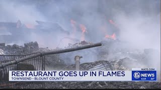 Townsend Restaurant Goes Up in Flames [upl. by Ennaoj]