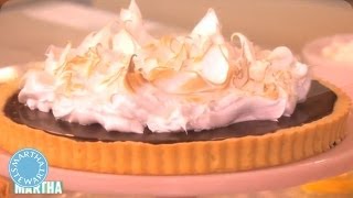 How to Make a Chocolate Ganache Tart  Martha Stewart [upl. by Leahsim436]