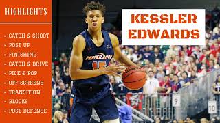 KESSLER EDWARDS drafted by Brooklyn Nets  Highlights at Pepperdine Waves NCAA 20202021 [upl. by Ekul831]