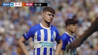 Brighton vs Manchester United LIVE  Premier League 2425  PES 21 Simulation Gameplay [upl. by Benenson731]