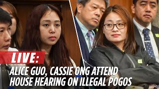 LIVESTREAM Alice Guo Cassie Ong attend Congress quad comm hearing on illegal POGOs  ABSCBN News [upl. by Bakeman695]