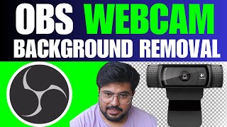 WEBCAM  Remove OBS background without green screen HINDI  URDU obs background removal [upl. by Cordle]