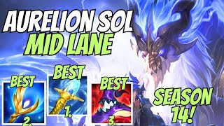 Aurelion Sol Mid Lane Guide Season 14  Guide Of League Of Legends [upl. by Ylsew]