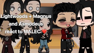 Lightwoods  Magnus and Asmodeus react to Malec 25  Malec 💙❤️ [upl. by Yelahc]