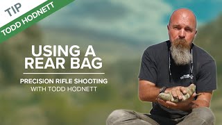 Using A Rear Bag  Precision Rifle Shooting with Todd Hodnett [upl. by Burrus]