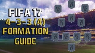 Fifa 17 BEST COUNTER ATTACK FORMATION 433 4 GUIDEREVIEW Best Instructions and How To Play With [upl. by Kalil]