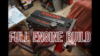 Budget Volvo 25L stroker 16v engine build ASMR [upl. by Natasha]