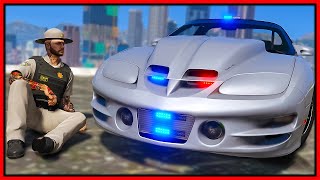 Indestructible Cop Car Stops Every Criminal in GTA 5 RP [upl. by Heaps231]