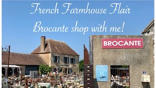 Shop with me Brocante in France and shopping haul [upl. by Amarillas30]